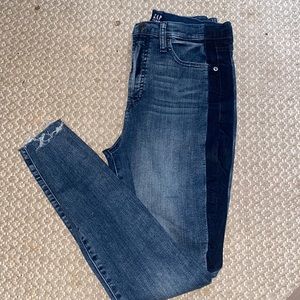 Gap True Skinny Jeans two toned